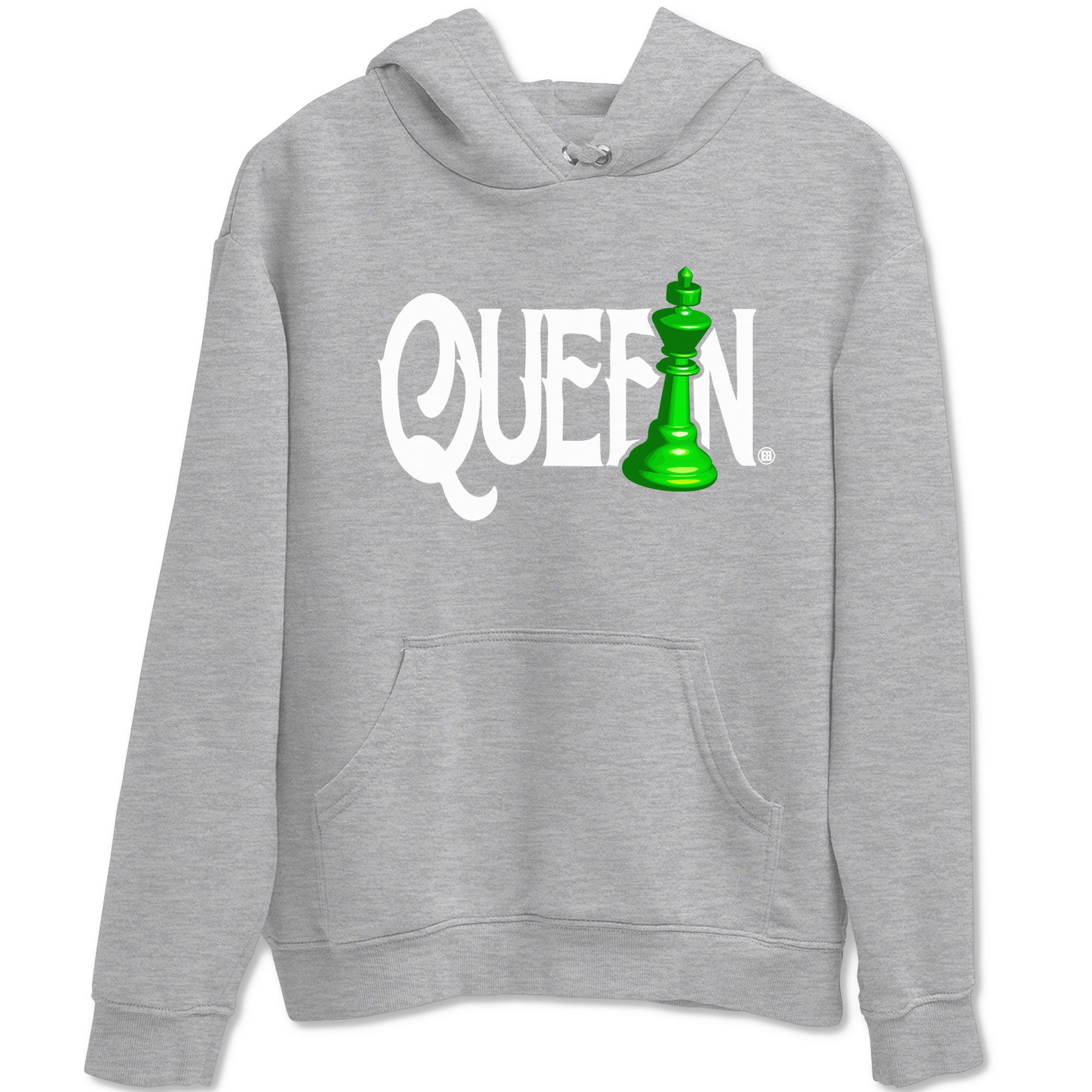 Air Jordan 5 Lucky Green shirt to match jordans Chess Queen sneaker match tee AJ5 Lucky Green Drip Gear Zone unisex cotton Heather Grey 2 crew neck shirt