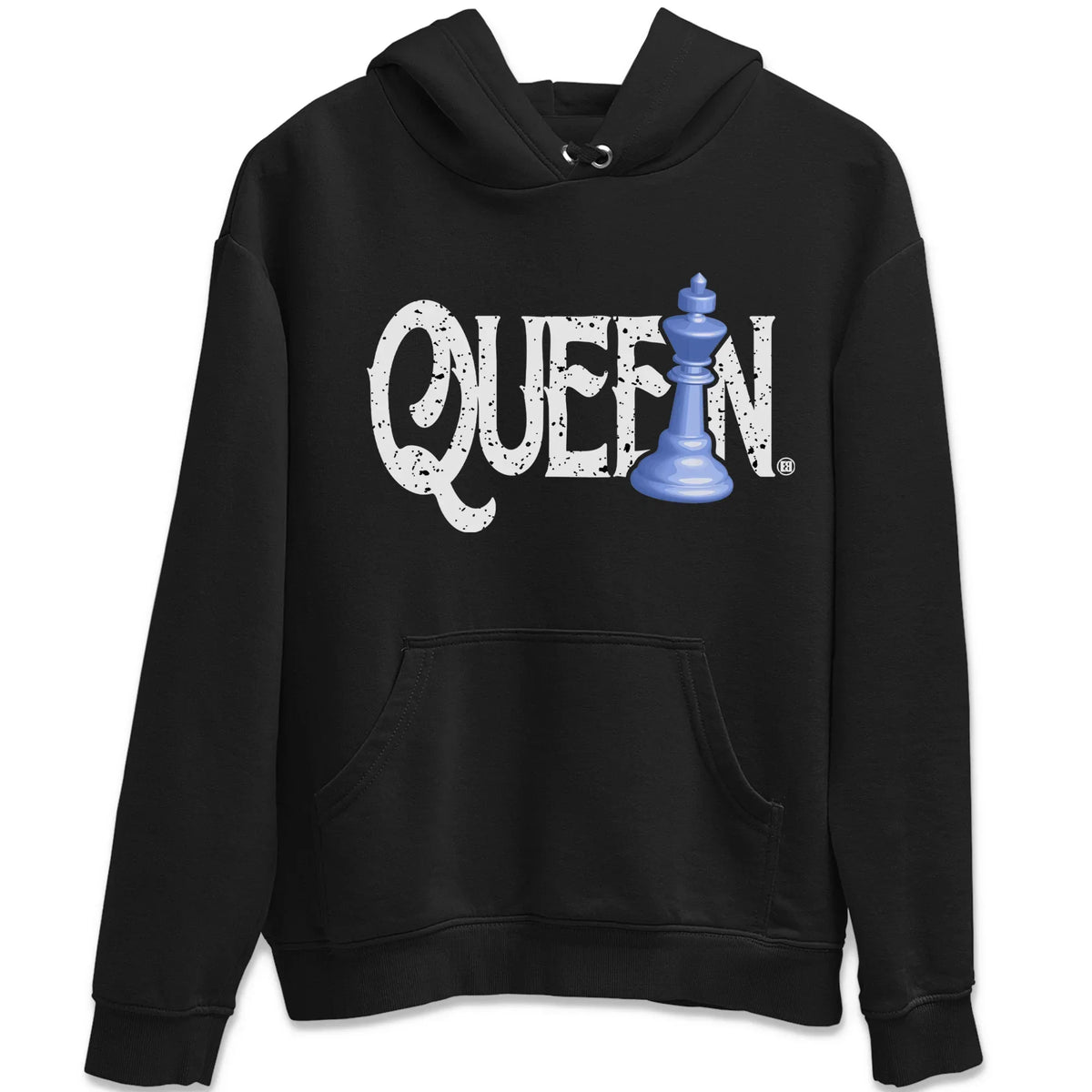 Jordan 5 UNC Sneaker Matching T-Shirt Chess Queen Sneaker Tees Jordan 5 UNC Sneaker Release Tees Crew Neck Tees