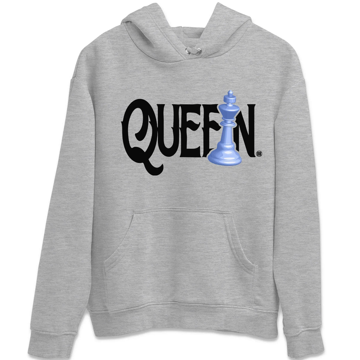 Jordan 5 UNC Sneaker Matching T-Shirt Chess Queen Sneaker Tees Jordan 5 UNC Sneaker Release Tees Crew Neck Tees
