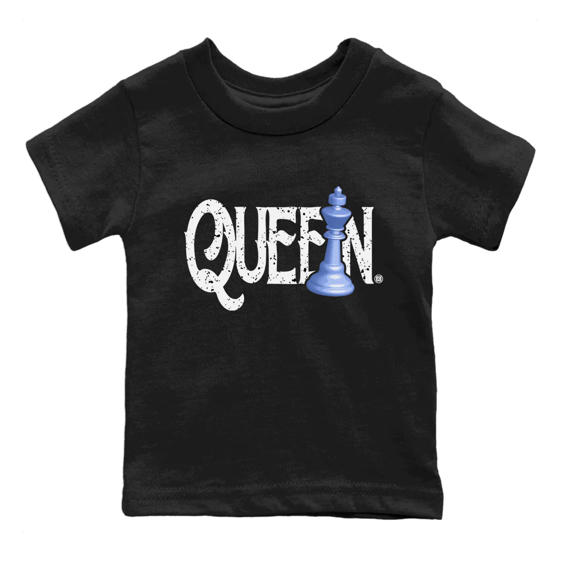 Jordan 5 UNC Sneaker Matching T-Shirt Chess Queen Sneaker Tees Jordan 5 UNC Sneaker Release Tees Kids Shirts