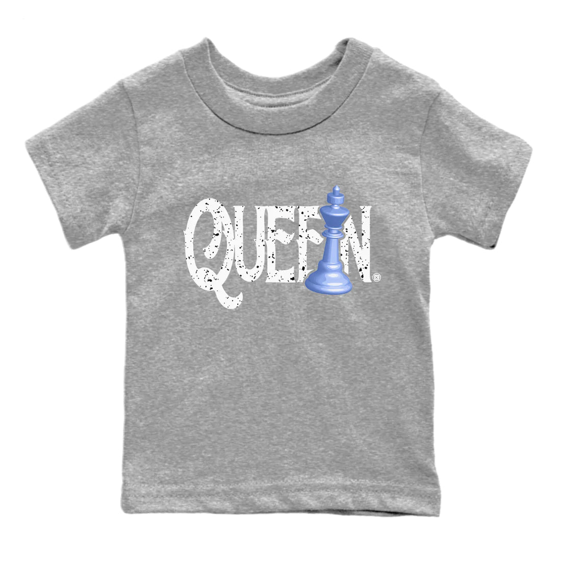 Jordan 5 UNC Sneaker Matching T-Shirt Chess Queen Sneaker Tees Jordan 5 UNC Sneaker Release Tees Kids Shirts
