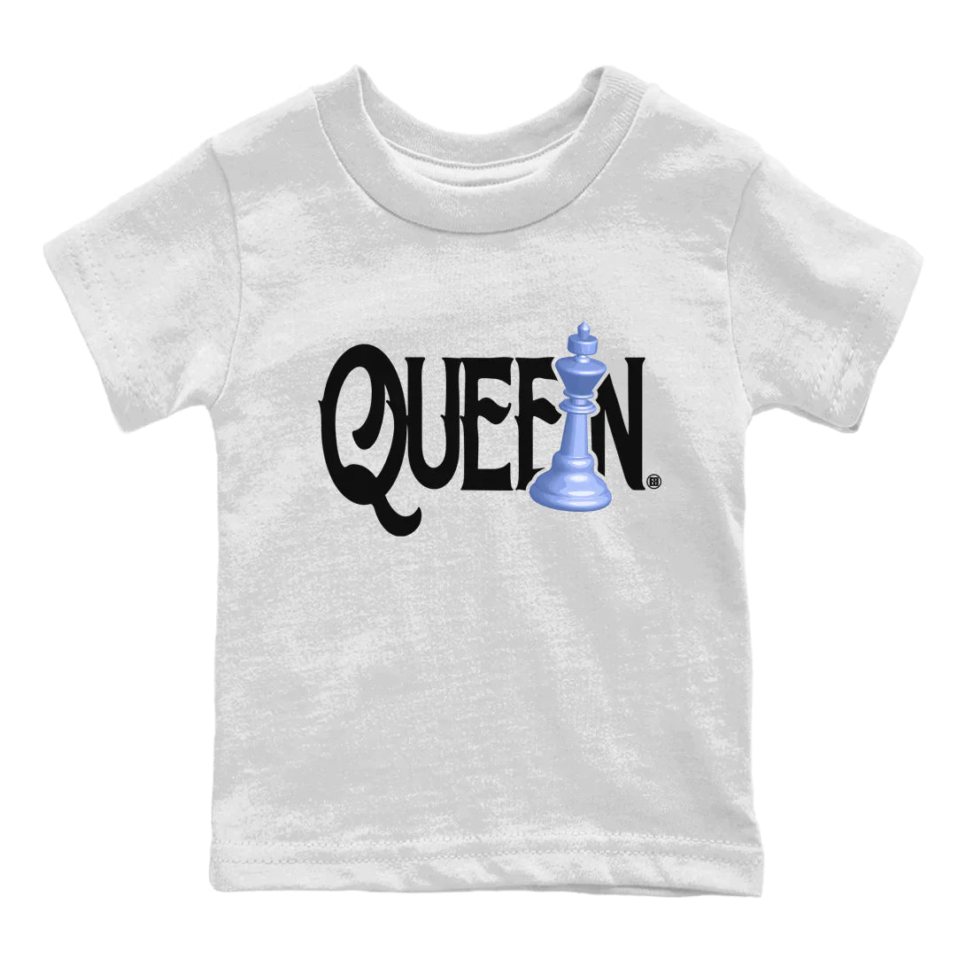 Jordan 5 UNC Sneaker Matching T-Shirt Chess Queen Sneaker Tees Jordan 5 UNC Sneaker Release Tees Kids Shirts
