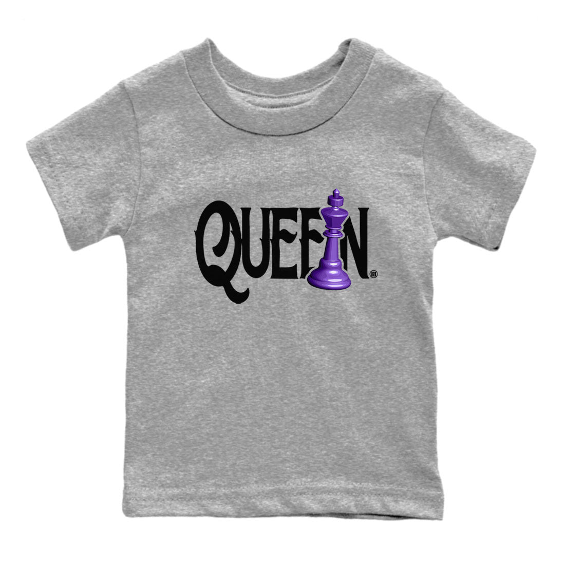 Nike SB Dunk Low Court Purple Shirt To Match Jordans Chess Queen Streetwear Fashion Dunk Low Court Purple Drip Gear Zone baby toddler Heather Grey 2 cotton Shirt