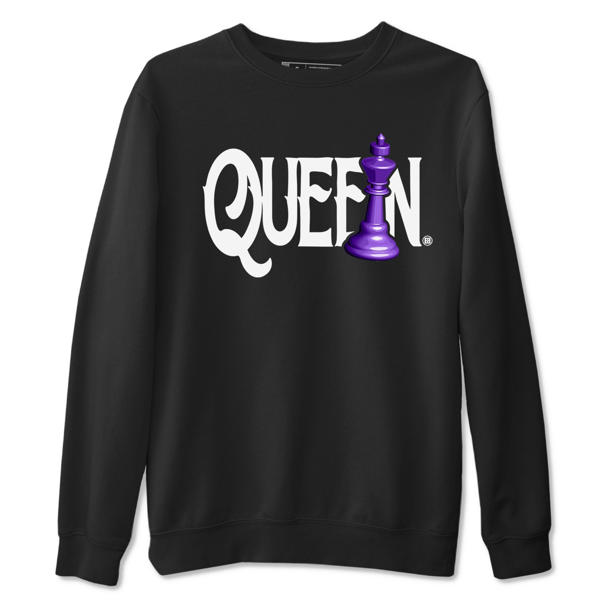 Nike SB Dunk Low Court Purple Shirt To Match Jordans Chess Queen Streetwear Fashion Dunk Low Court Purple Drip Gear Zone unisex crew neck t-shirt Black 2 crew neck shirt