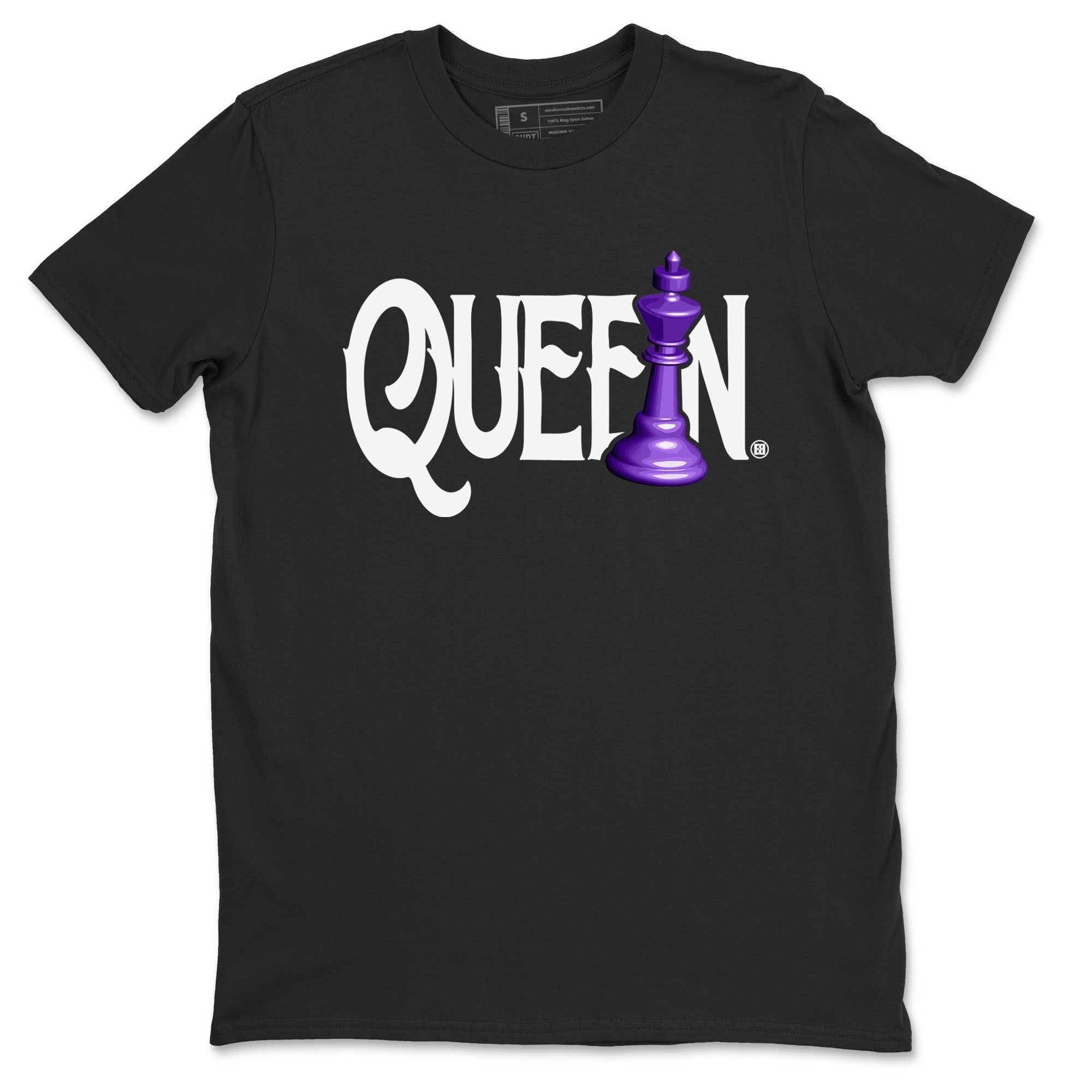 Nike SB Dunk Low Court Purple Shirt To Match Jordans Chess Queen Streetwear Fashion Dunk Low Court Purple Drip Gear Zone unisex crew neck t-shirt Black 2 crew neck shirt