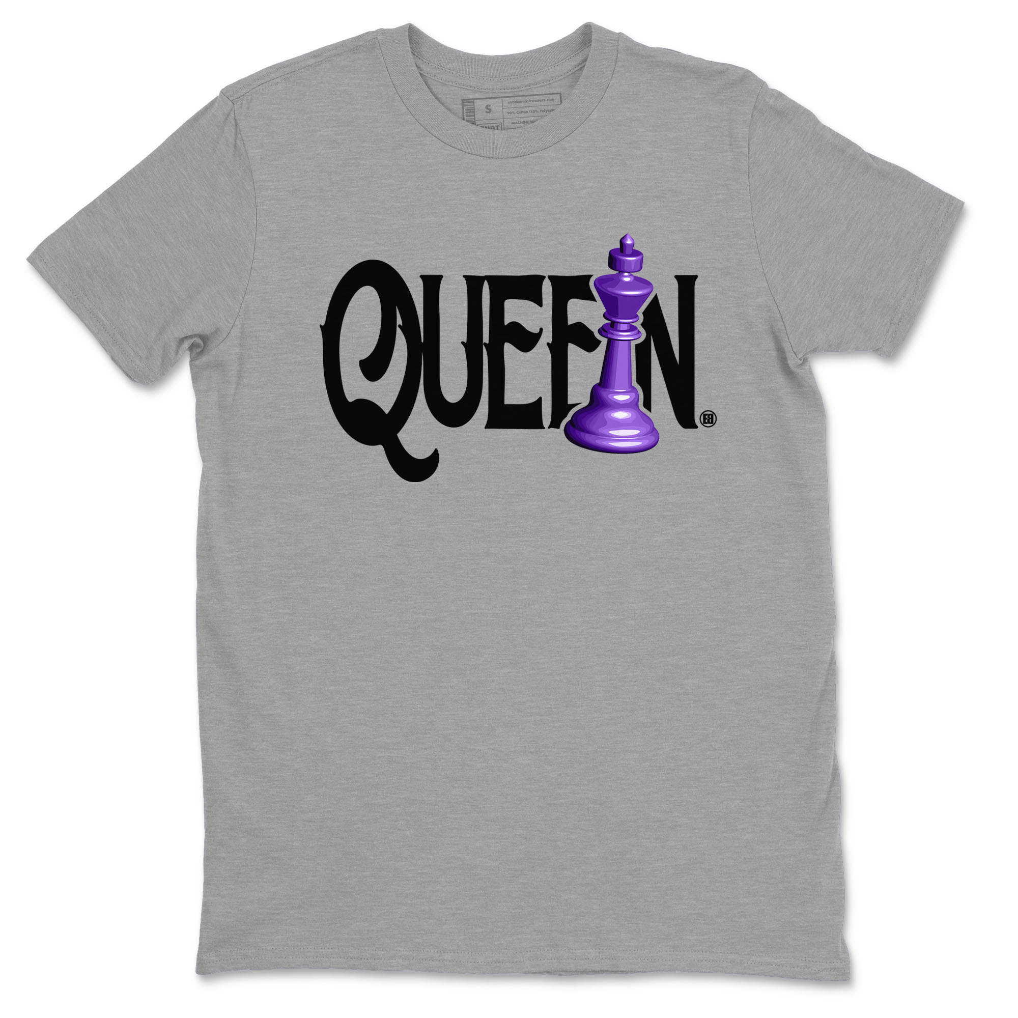 Nike SB Dunk Low Court Purple Shirt To Match Jordans Chess Queen Streetwear Fashion Dunk Low Court Purple Drip Gear Zone unisex crew neck t-shirt Heather Grey 2 crew neck shirt