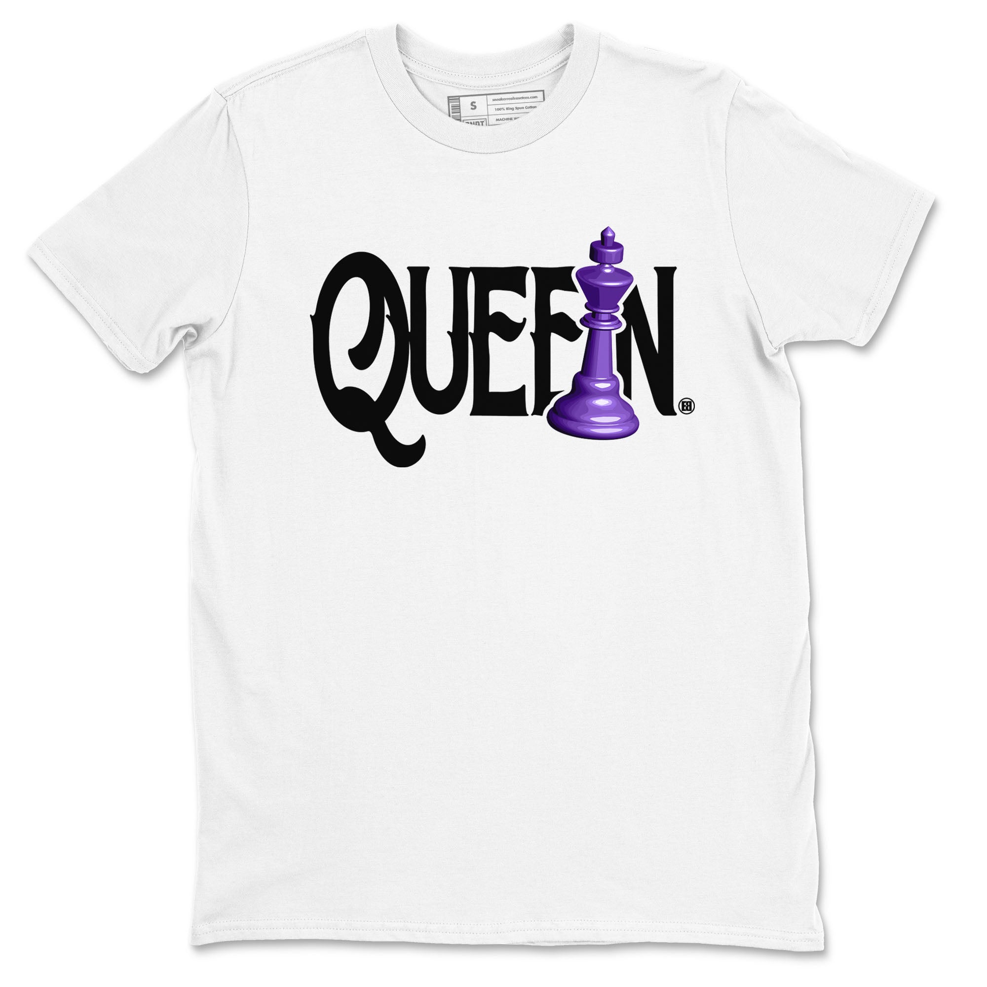 Nike SB Dunk Low Court Purple Shirt To Match Jordans Chess Queen Streetwear Fashion Dunk Low Court Purple Drip Gear Zone unisex crew neck t-shirt White 2 crew neck shirt