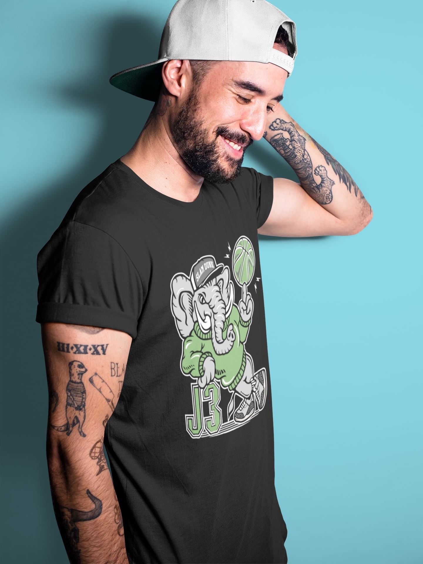 Jordan 3 Chlorophyll Shirt To Match Jordans AJ3 Elephant Sneaker Tees Jordan 3 Chlorophyll Drip Gear Zone Sneaker Matching Clothing Unisex Shirts