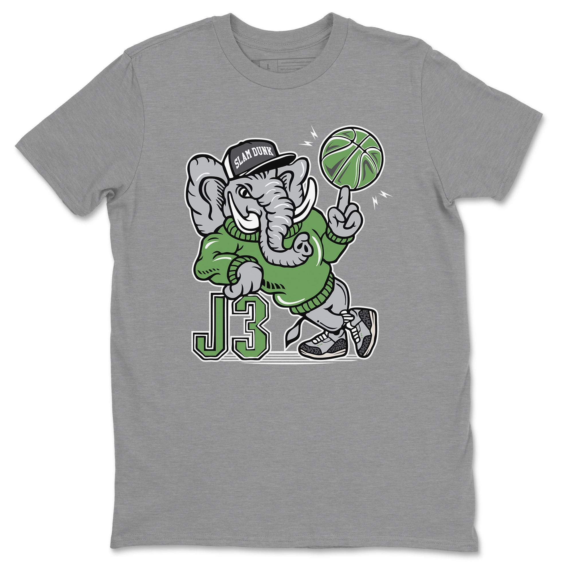 Jordan 3 Chlorophyll Shirt To Match Jordans AJ3 Elephant Sneaker Tees Jordan 3 Chlorophyll Drip Gear Zone Sneaker Matching Clothing Unisex Shirts