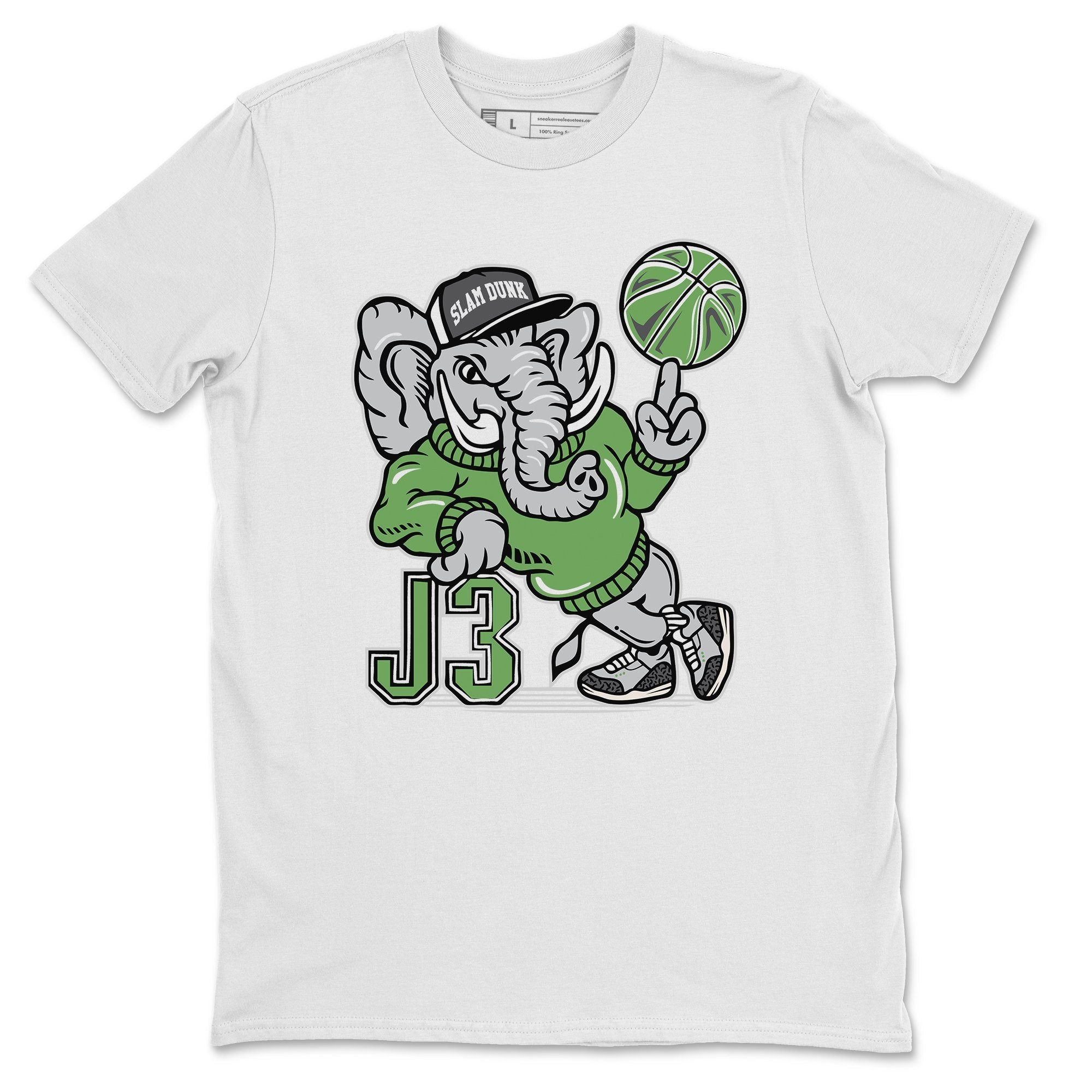 Jordan 3 Chlorophyll Shirt To Match Jordans AJ3 Elephant Sneaker Tees Jordan 3 Chlorophyll Drip Gear Zone Sneaker Matching Clothing Unisex Shirts