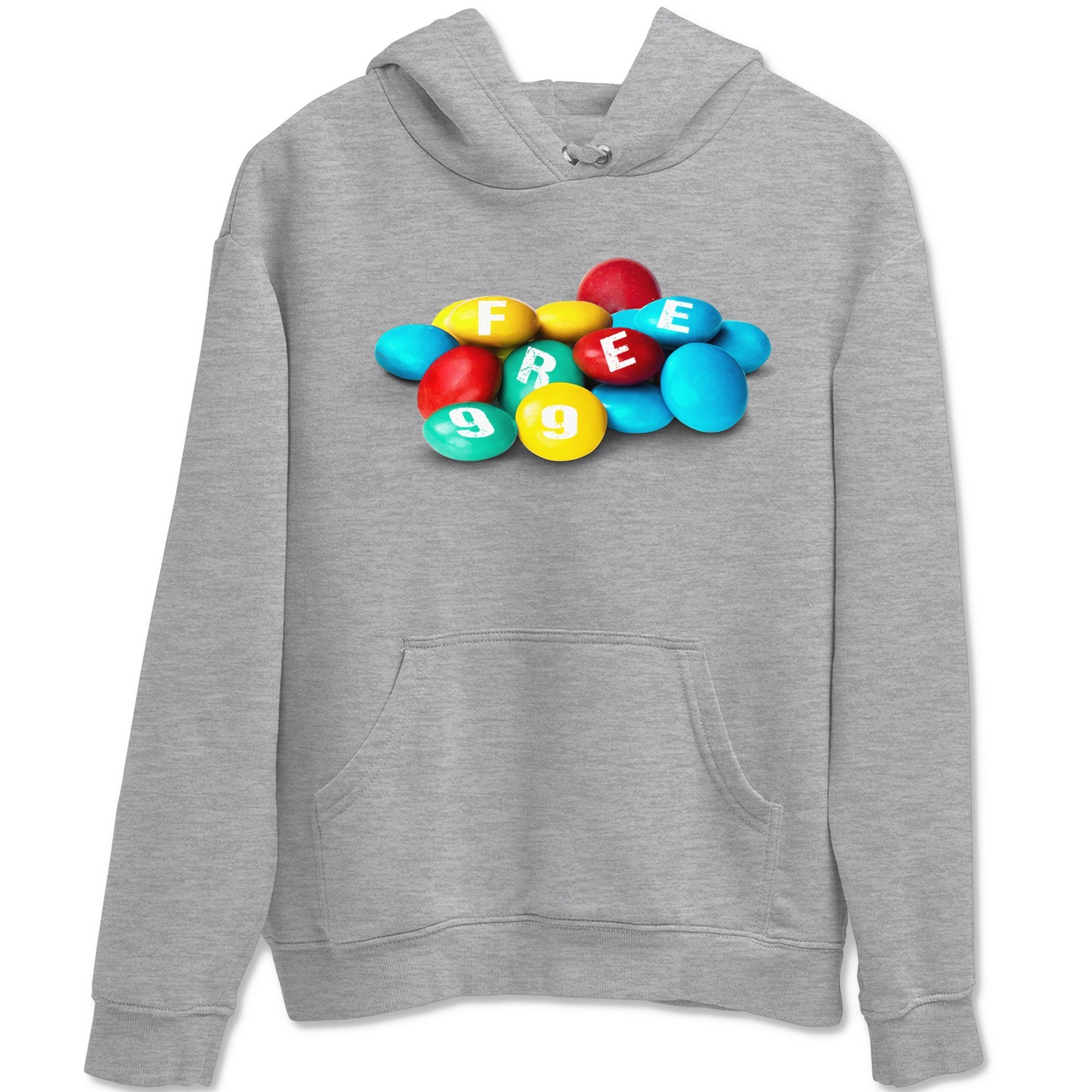 Dunk Free 99 White Sneaker Match Tees Chocolate Candies Sneaker Tees Dunk Free 99 White Jordan to match sneaker T-Shirt Crew Neck Shirts