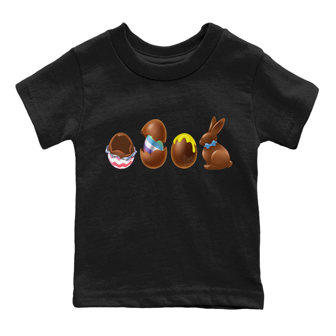 Dunk Easter Candy Sneaker Tees Drip Gear Zone Chocolate Easter Set Sneaker Tees Holiday Easter T-Shirt Shirt Kids Shirts Black 2