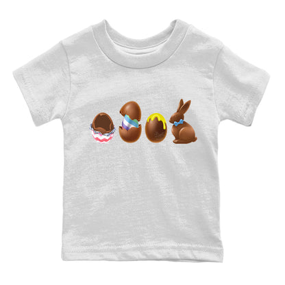 Dunk Easter Candy Sneaker Tees Drip Gear Zone Chocolate Easter Set Sneaker Tees Holiday Easter T-Shirt Shirt Kids Shirts White 2