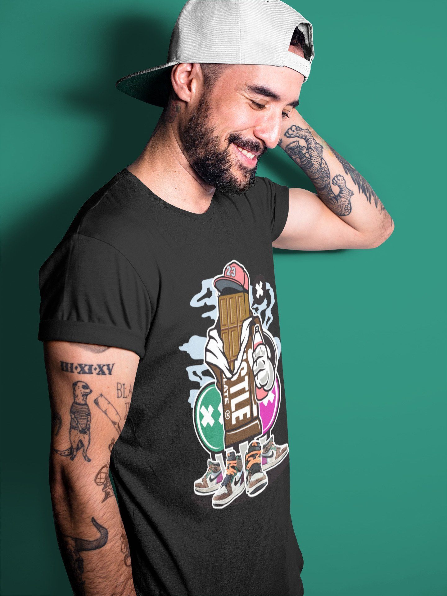 Jordan 1 Hand Crafted Sneaker Matching T-Shirt Chocolate Squad Sneaker Tees Jordan 1 Hand Crafted Sneaker Release Tees Crew Neck Tees