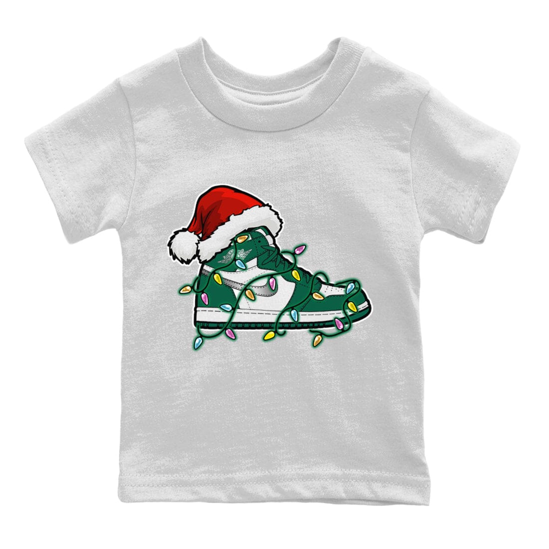 Jordan 1 Gorge Green Sneaker Matching T-Shirt Christmas Light Sneaker Sneaker Tees Jordan 1 Gorge Green Sneaker Release Tees Kids Shirts