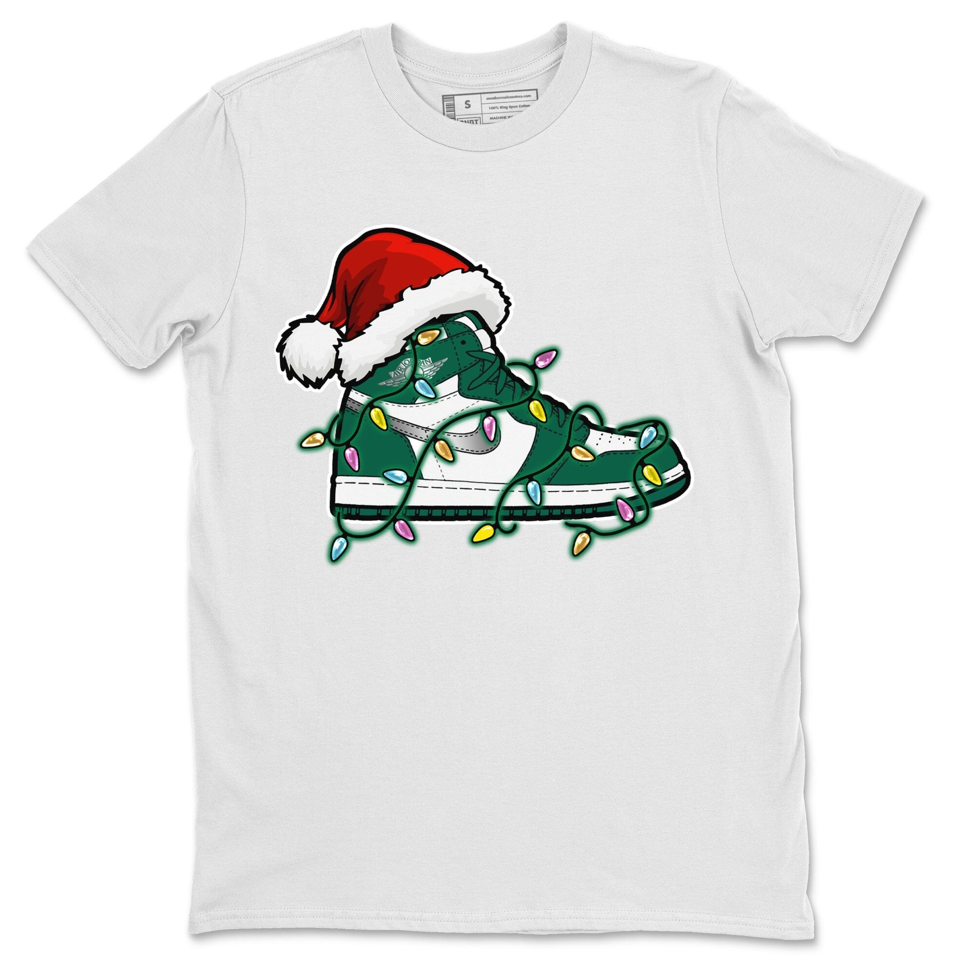 Jordan 1 Gorge Green Sneaker Matching T-Shirt Christmas Light Sneaker Sneaker Tees Jordan 1 Gorge Green Sneaker Release Tees Crew Neck Tees