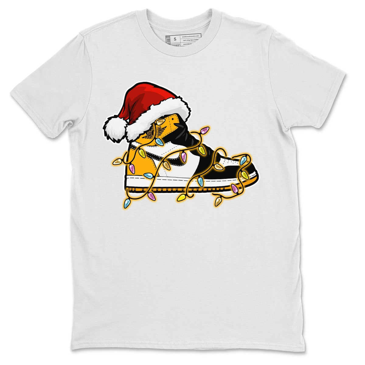 Jordan 1 Taxi Sneaker Matching T-Shirt Christmas Light Sneaker Sneaker Tees Jordan 1 Taxi Sneaker Release Tees Crew Neck Tees