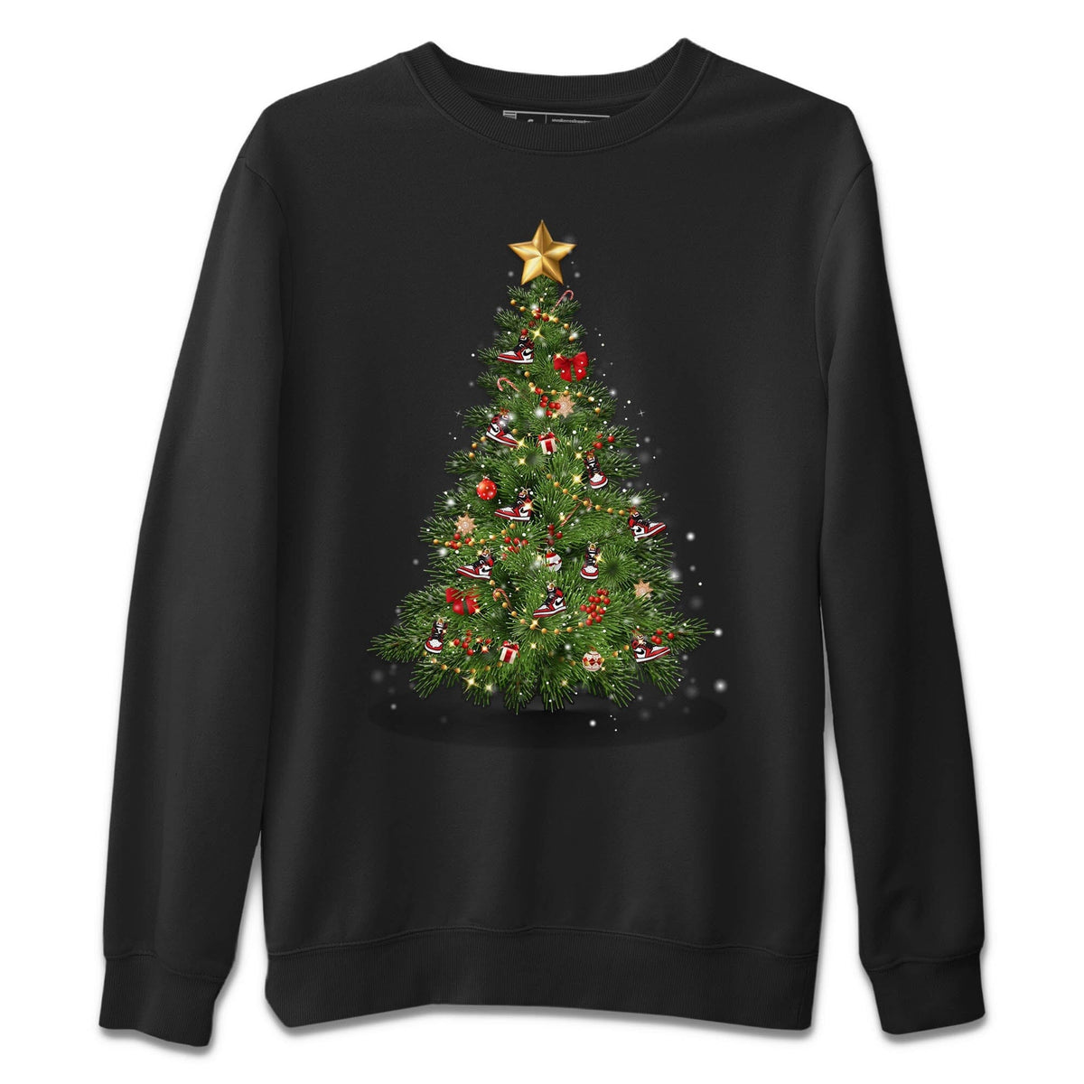 Jordan 1 lost & found Sneaker Matching T-Shirt Christmas Tree Sneaker Tees Jordan 1 lost & found Sneaker Release Tees Crew Neck Tees