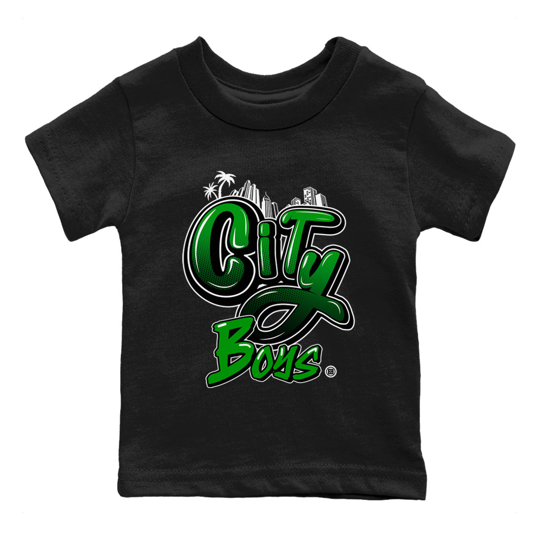 Air Jordan 1 Celtics Sneaker Match Tees City Boys Streetwear Sneaker Shirt Air Jordan 1 Retro Celtics Sneaker Release Tees Kids Shirts Black 2