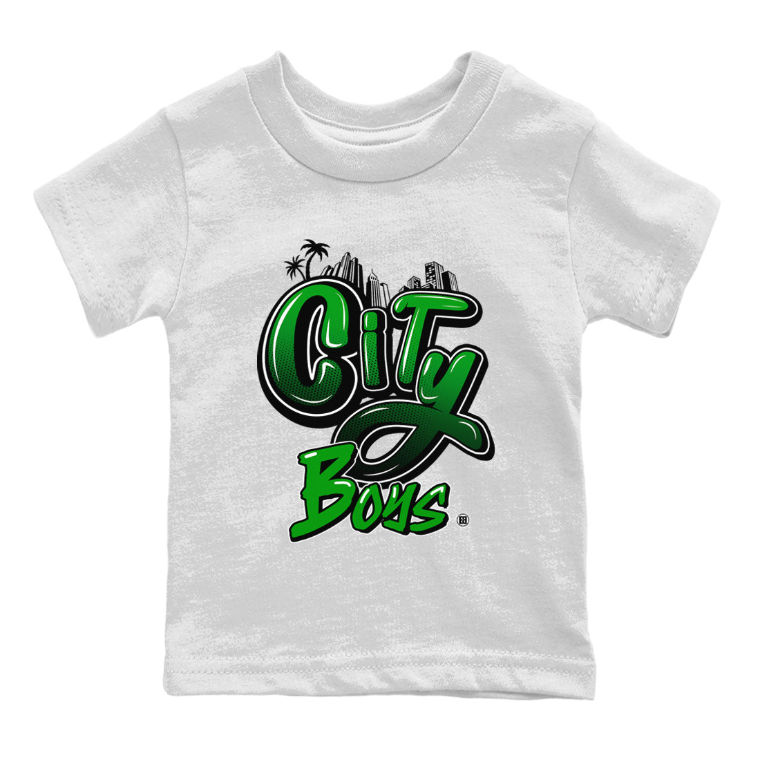 Air Jordan 1 Celtics Sneaker Match Tees City Boys Streetwear Sneaker Shirt Air Jordan 1 Retro Celtics Sneaker Release Tees Kids Shirts White 2