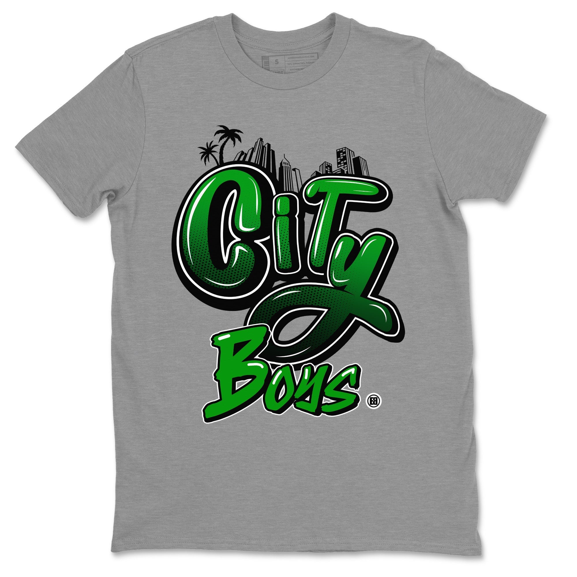 Air Jordan 1 Celtics Sneaker Match Tees City Boys Streetwear Sneaker Shirt Air Jordan 1 Retro Celtics Sneaker Release Tees Unisex Shirts Heather Grey 2