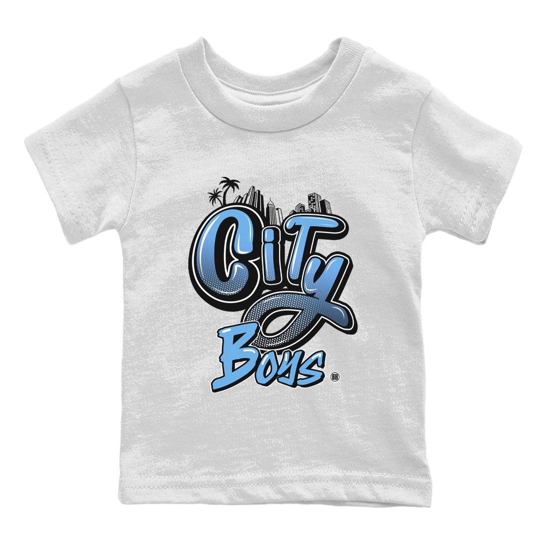 Air Jordan 1 Retro High OG UNC Toe Shirt to match Jordans City Boys Streetwear Sneaker Shirt Air Jordan 1 High OG UNC Toe Drip Gear Zone Sneaker Matching Clothing Kids and Baby Tees White 2