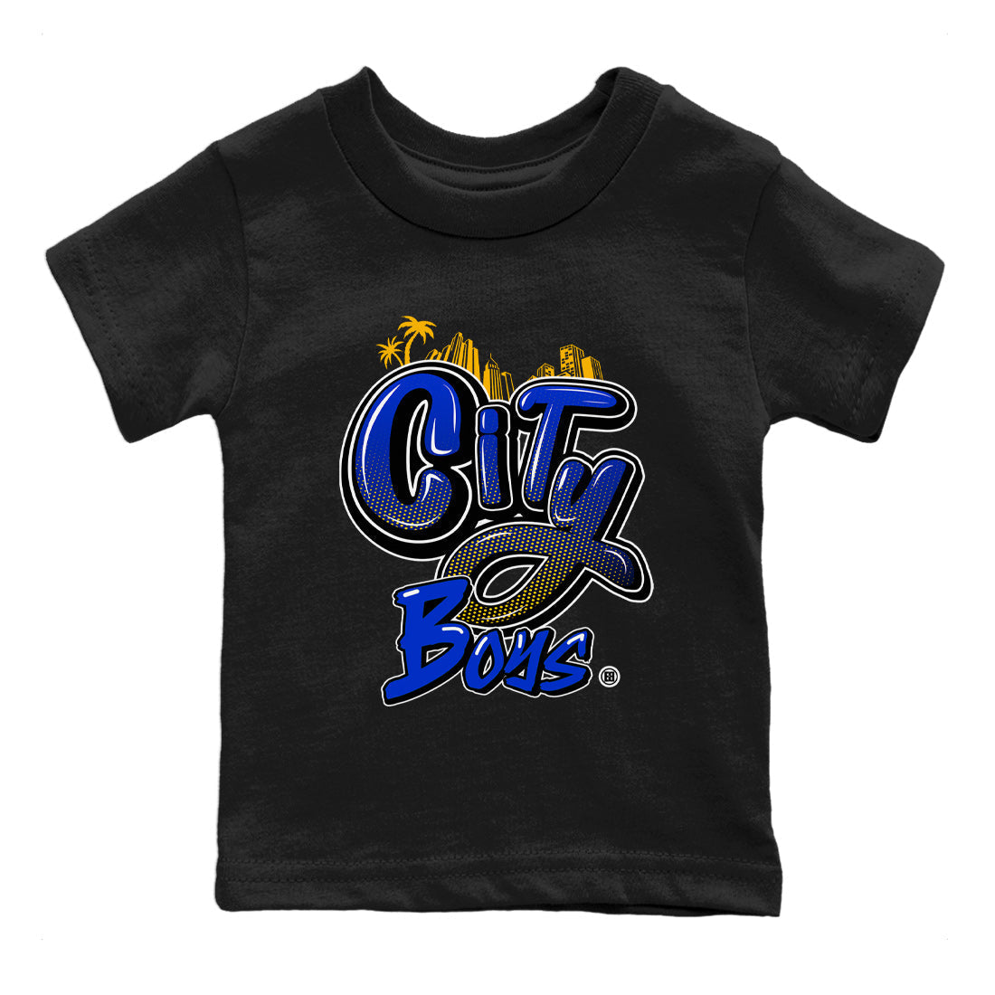 Air Jordan 14 Laney Sneaker Match Tees City Boys Sneaker Tees 14s Laney Sneaker Release Tees Kids Shirts Black 2