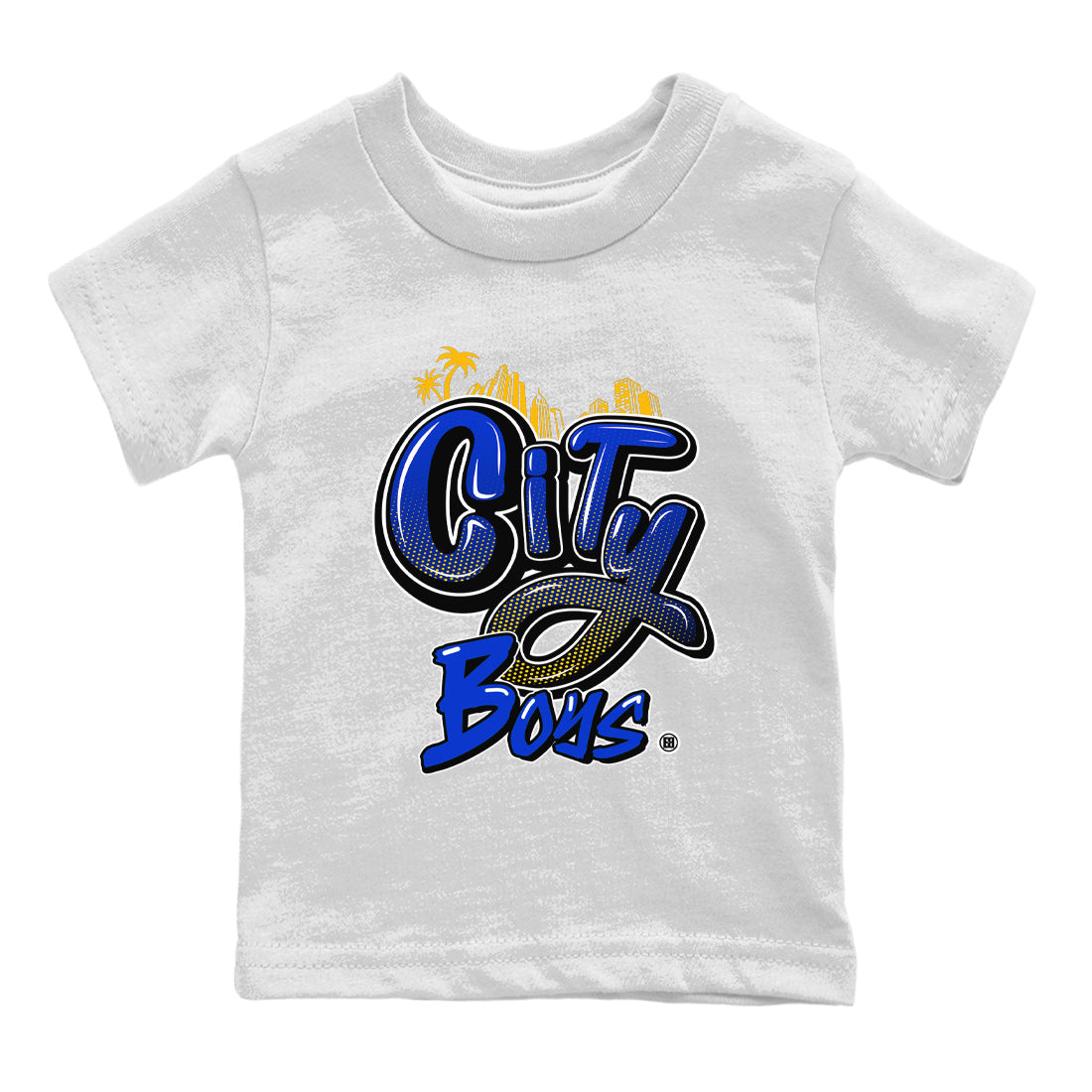 Air Jordan 14 Laney Sneaker Match Tees City Boys Sneaker Tees 14s Laney Sneaker Release Tees Kids Shirts White 2