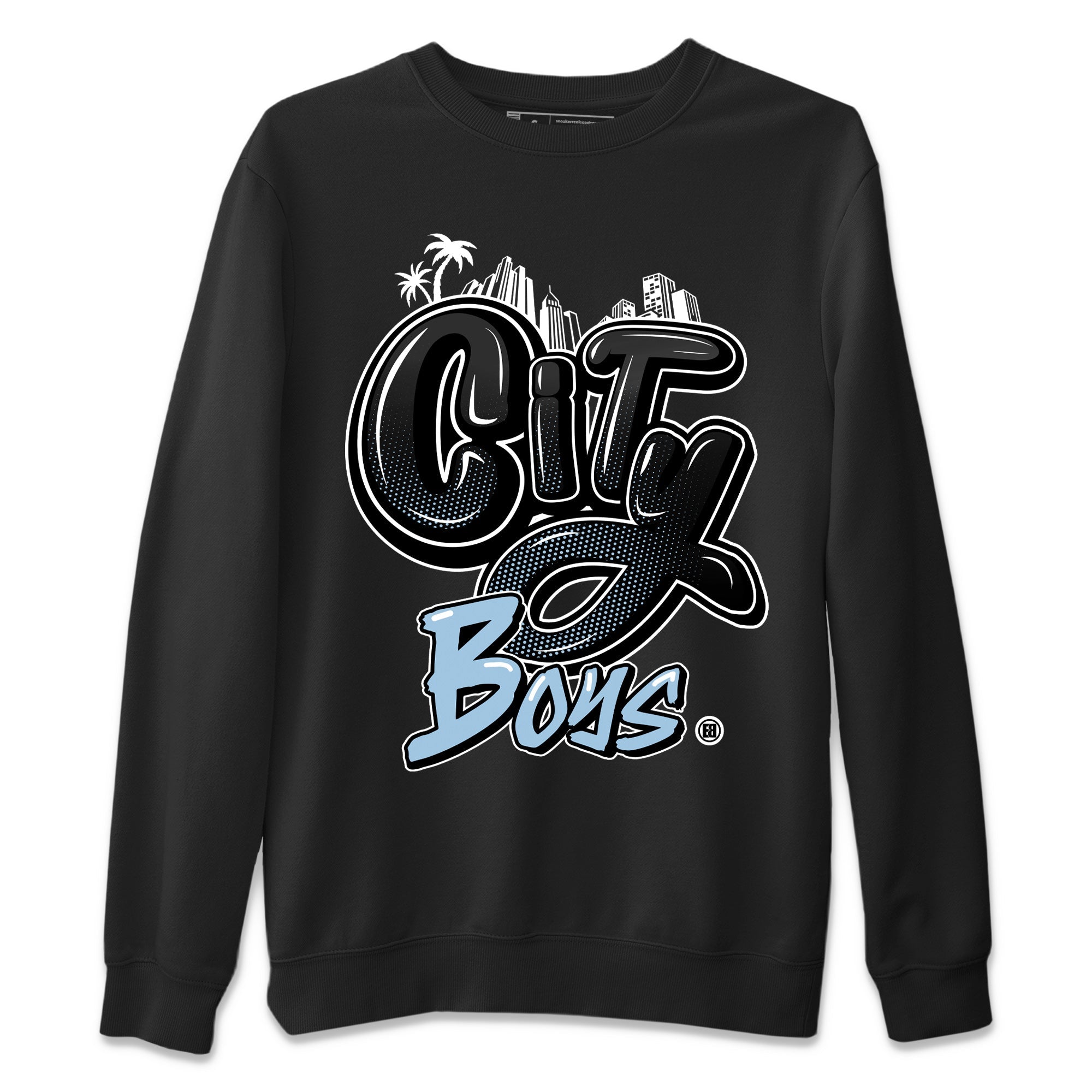 Air Jordan 7 Chambray Sneaker Match Tees City Boys Streetwear Sneaker Shirt AJ7 Chambray Drip Gear Zone Sneaker Matching Clothing Unisex Shirts Black 2