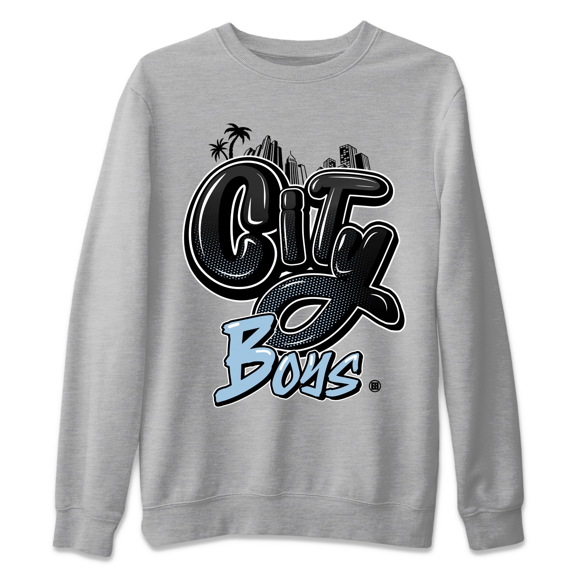 Air Jordan 7 Chambray Sneaker Match Tees City Boys Streetwear Sneaker Shirt AJ7 Chambray Drip Gear Zone Sneaker Matching Clothing Unisex Shirts Heather Grey 2