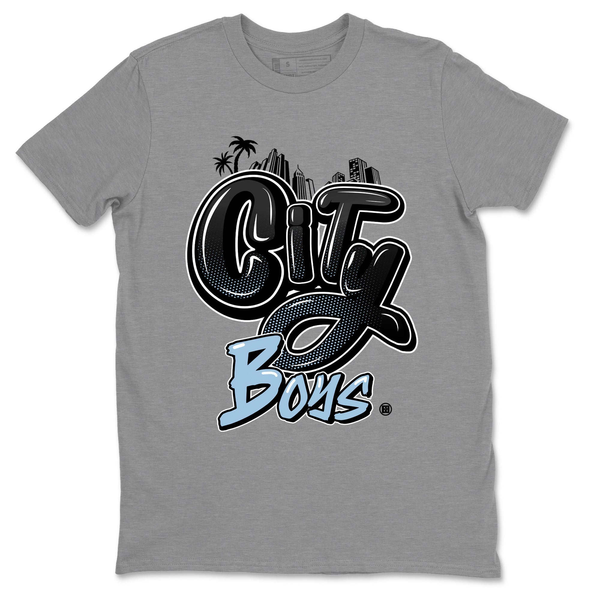 Air Jordan 7 Chambray Sneaker Match Tees City Boys Streetwear Sneaker Shirt AJ7 Chambray Drip Gear Zone Sneaker Matching Clothing Unisex Shirts Heather Grey 2