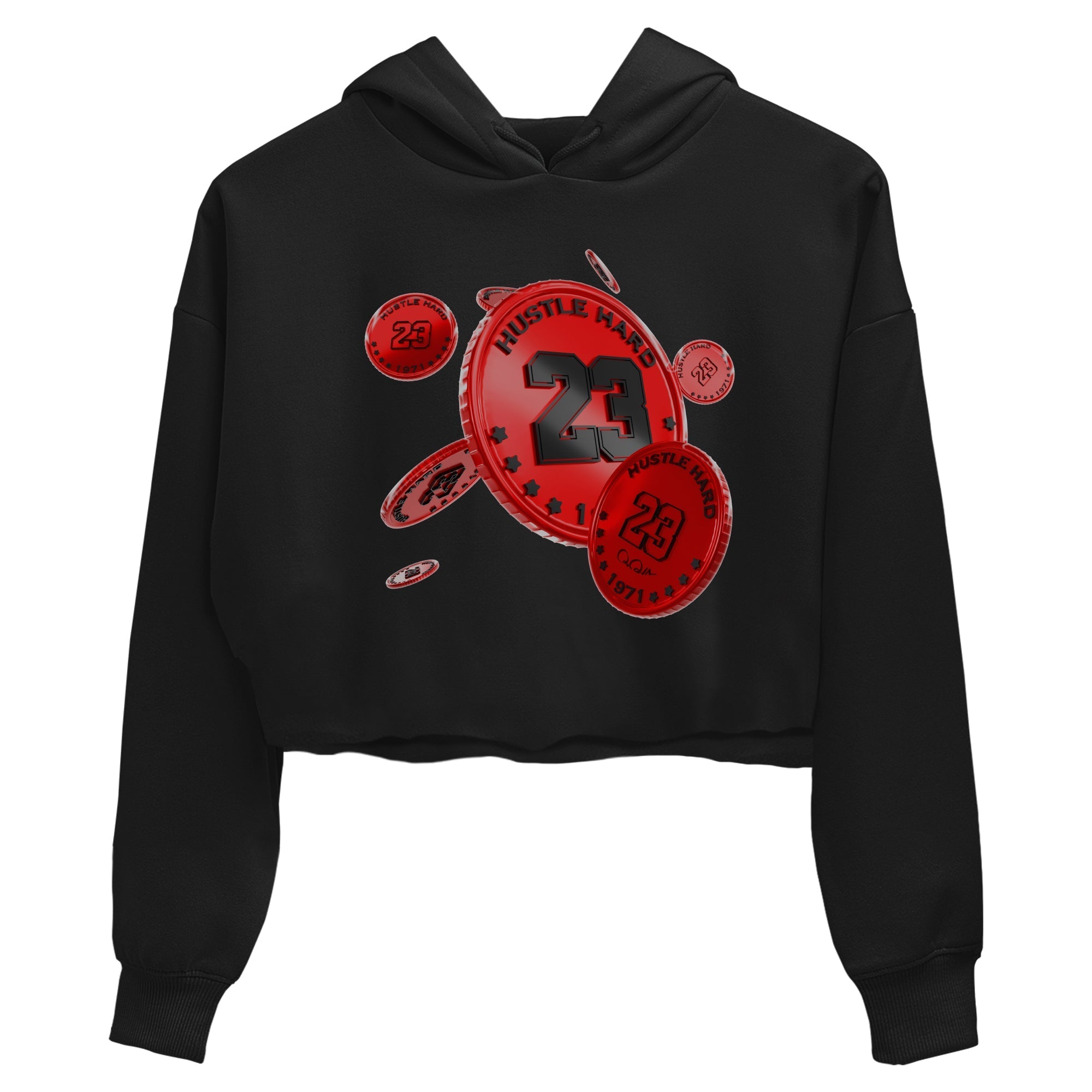 Air Jordan 1 Satin Bred Sneaker Match Tees Coin Drop Sneaker Tees AJ1 Satin Bred Sneaker Release Tees Women's Shirts Black 2