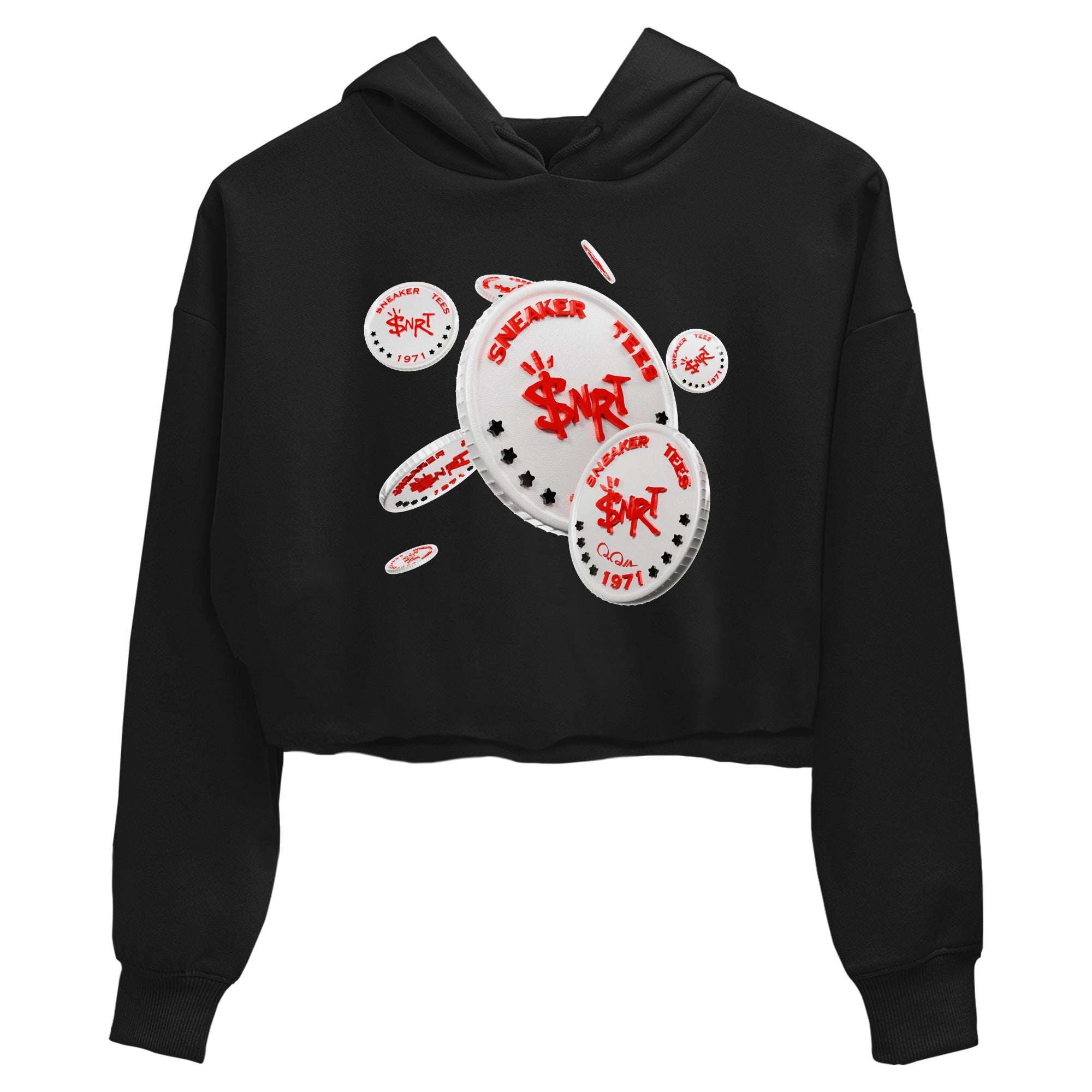 Air Jordan 1 Spider Man Sneaker Match Tees Coin Drop Sneaker Release Tees AJ1 Spider Man Sneaker Release Tees Women's Shirts Black 2