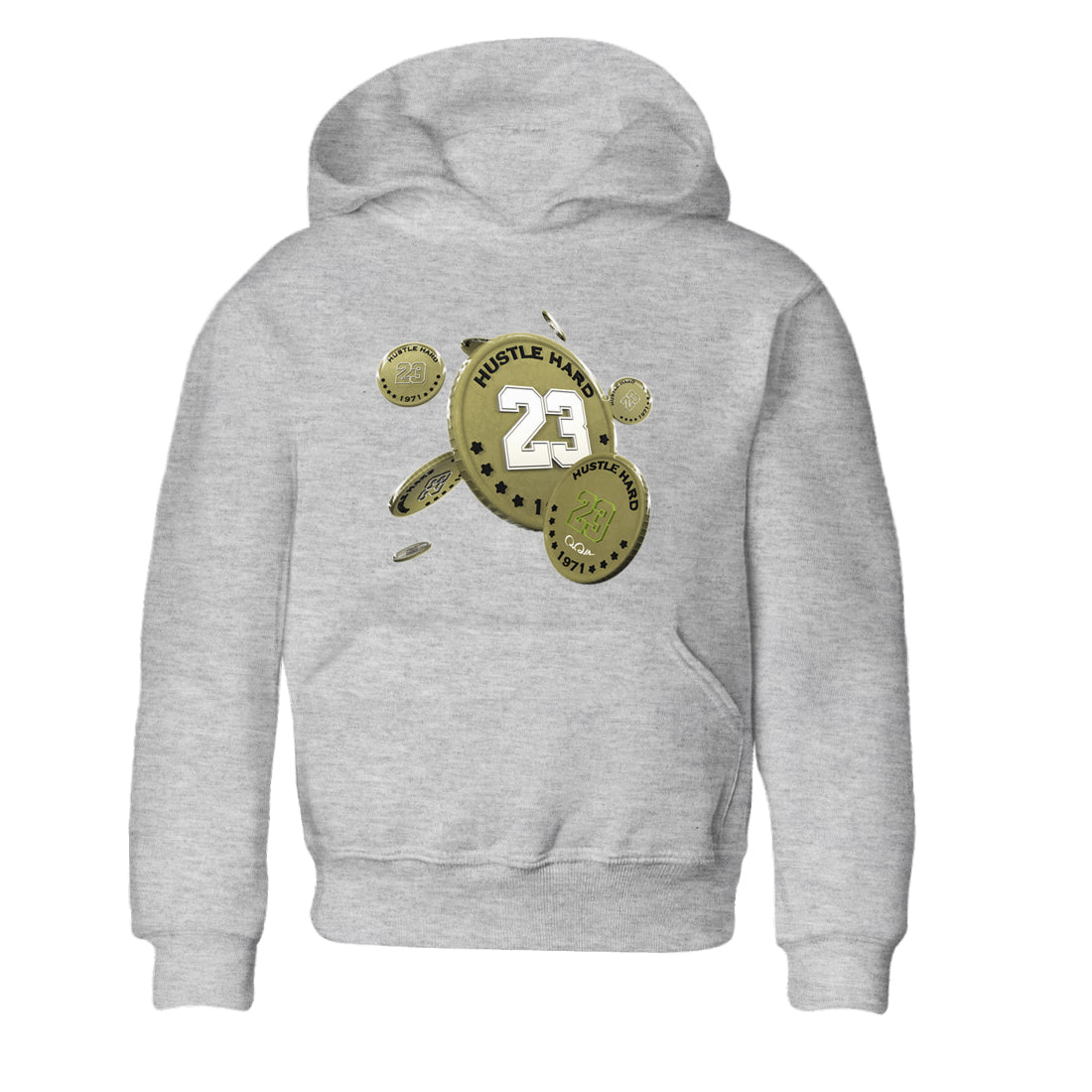 Air Jordan 1 Travis Scott Golf shirt to match jordans Coin Drop Streetwear Sneaker Shirt AJ1 lowTravis Scott Golf Drip Gear Zone Sneaker Matching Clothing Baby Toddler Heather Grey 2 T-Shirt
