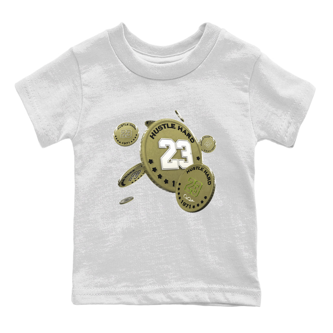 Air Jordan 1 Travis Scott Golf shirt to match jordans Coin Drop Streetwear Sneaker Shirt AJ1 lowTravis Scott Golf Drip Gear Zone Sneaker Matching Clothing Baby Toddler White 2 T-Shirt