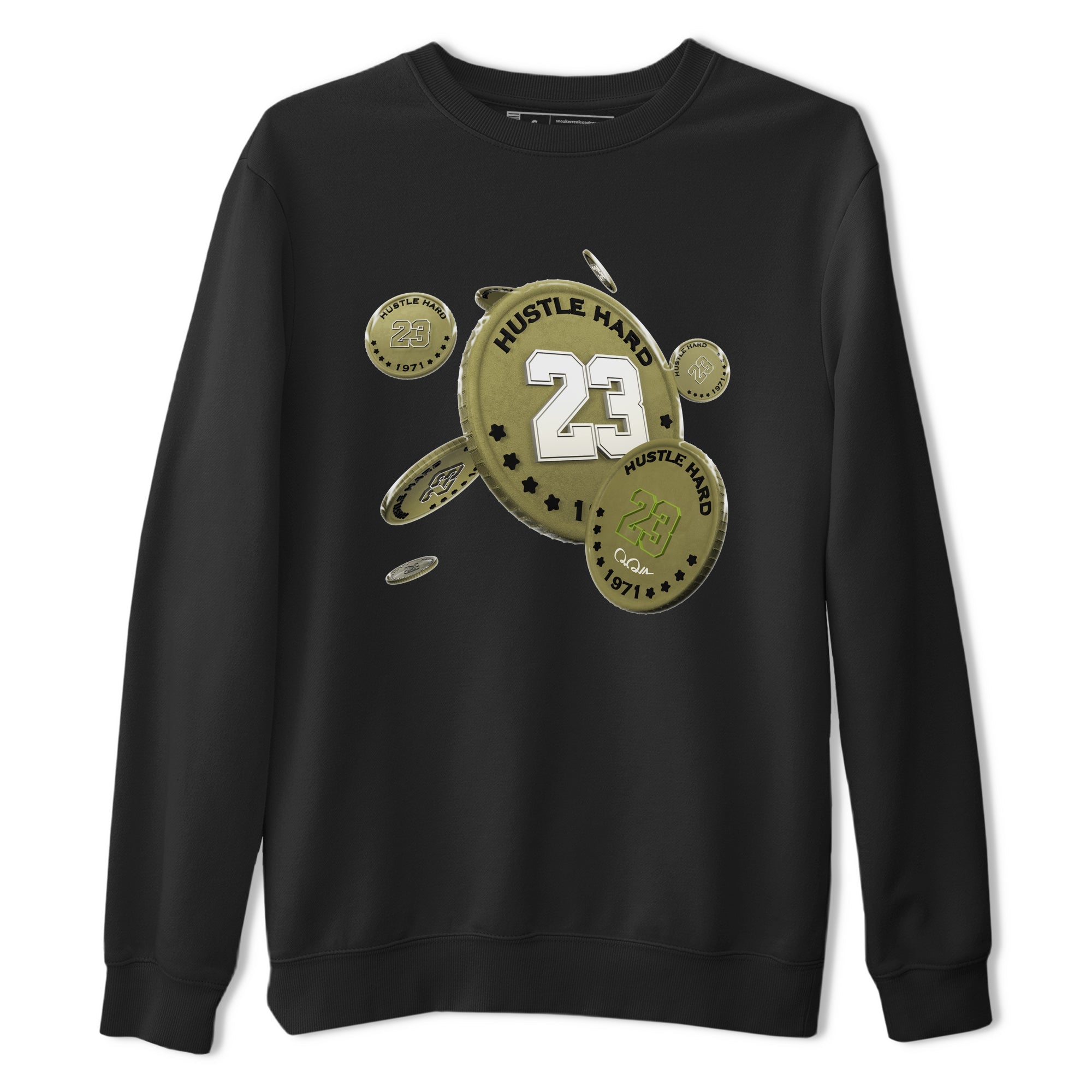 Air Jordan 1 Travis Scott Golf shirt to match jordans Coin Drop Streetwear Sneaker Shirt AJ1 lowTravis Scott Golf Drip Gear Zone Sneaker Matching Clothing Unisex Black 2 T-Shirt