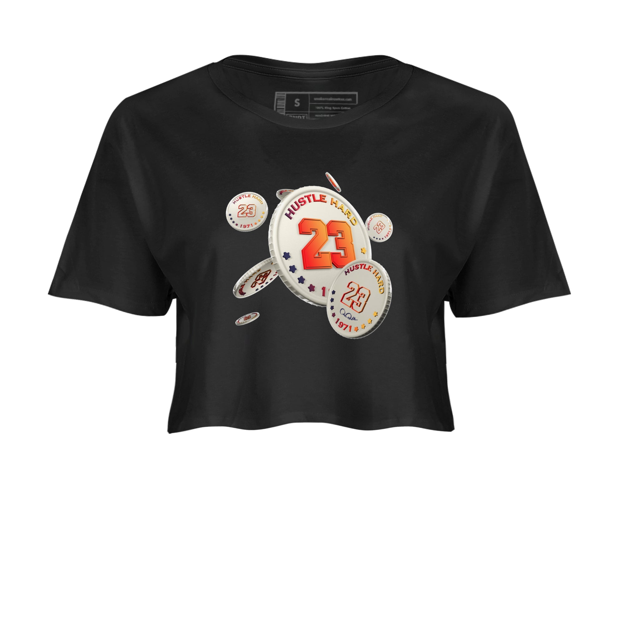 Air Jordan 3 J Balvin shirt to match jordans Coin Drop Streetwear Sneaker Shirt AJ3 Balvin  Drip Gear Zone Sneaker Matching Clothing LGBTQ Gay Pride T-Shirt Black 2 Crop T-Shirt