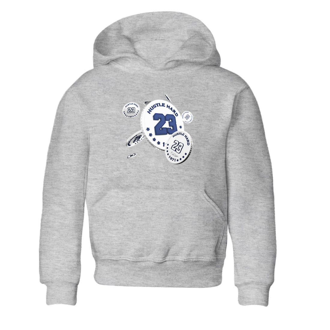 3s Midnight Navy shirt to match jordans Coin Drop sneaker match t-shirt AJ3 Midnight Navy Drip Gear Zone baby toddler Heather Grey 2 Crew Neck T-Shirt