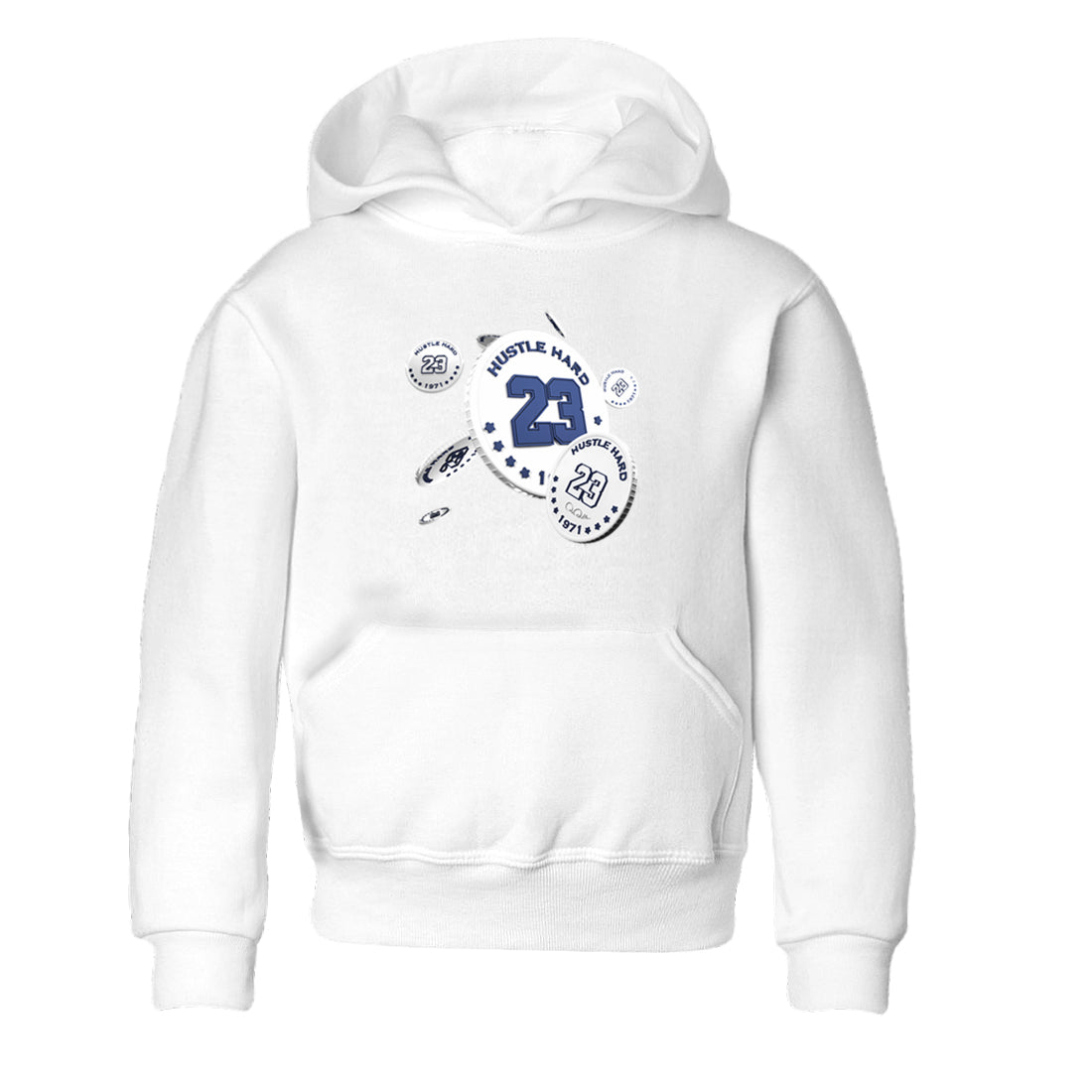 3s Midnight Navy shirt to match jordans Coin Drop sneaker match t-shirt AJ3 Midnight Navy Drip Gear Zone baby toddler White 2 Crew Neck T-Shirt