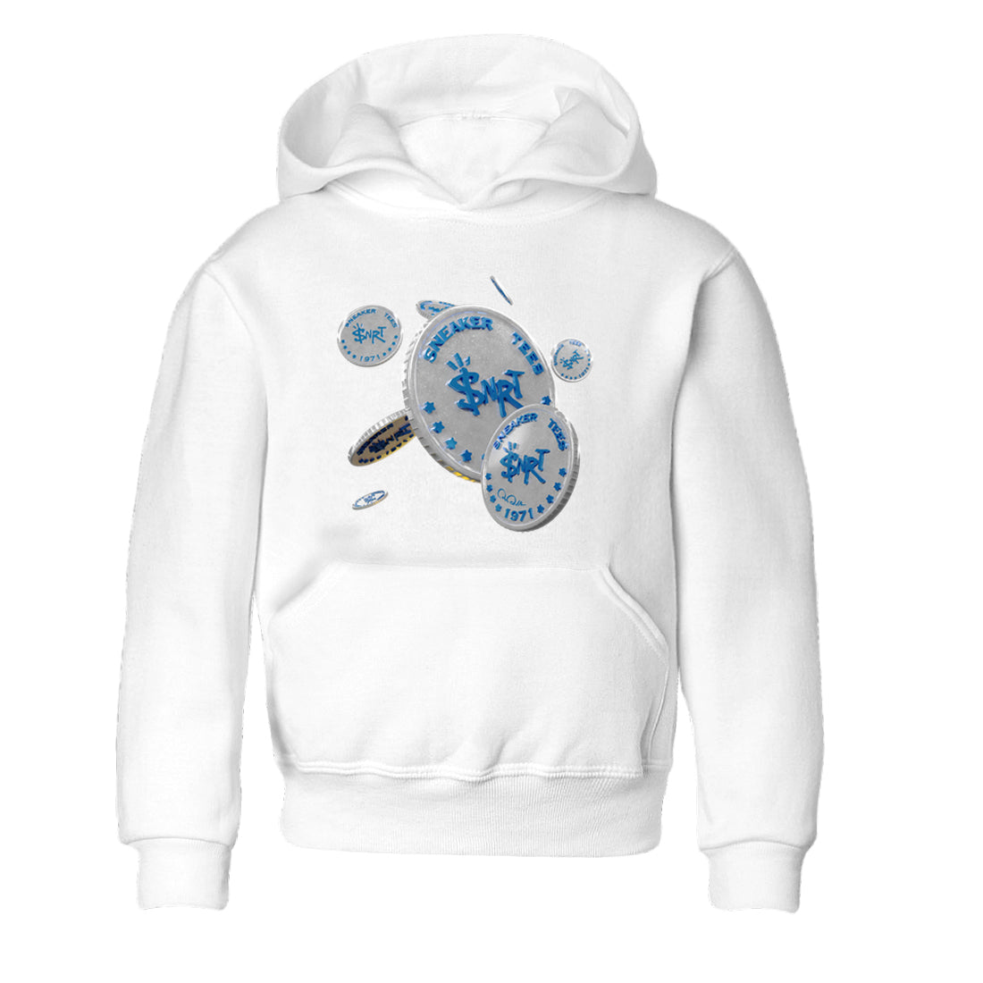 Air Jordan 3 Wizards Sneaker Match Tees Coin Drop Streetwear Sneaker Shirt AJ3 NBA Wizards  Sneaker Release Tees Kids Shirts White 2