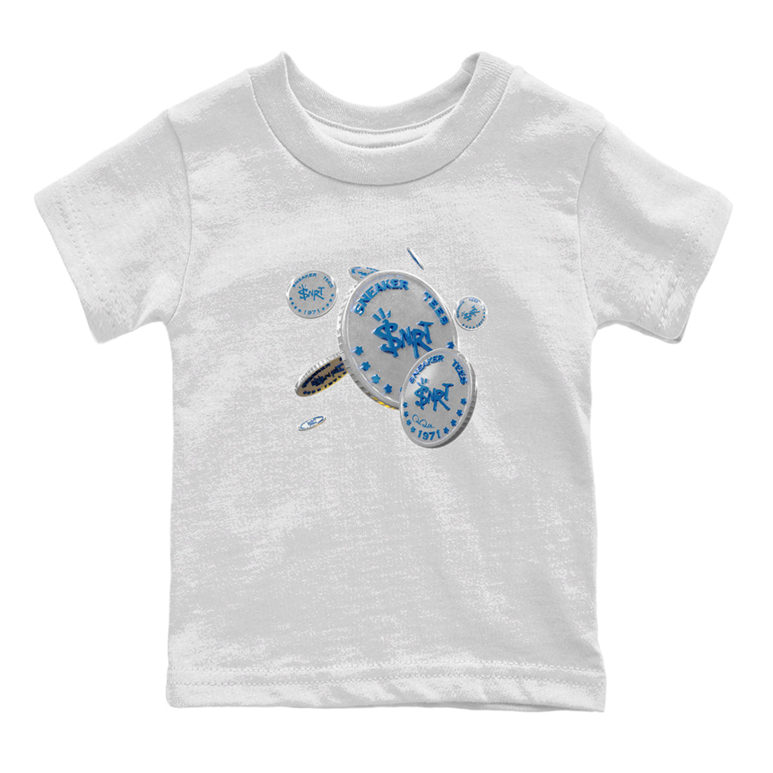 Air Jordan 3 Wizards Sneaker Match Tees Coin Drop Streetwear Sneaker Shirt AJ3 NBA Wizards  Sneaker Release Tees Kids Shirts White 2