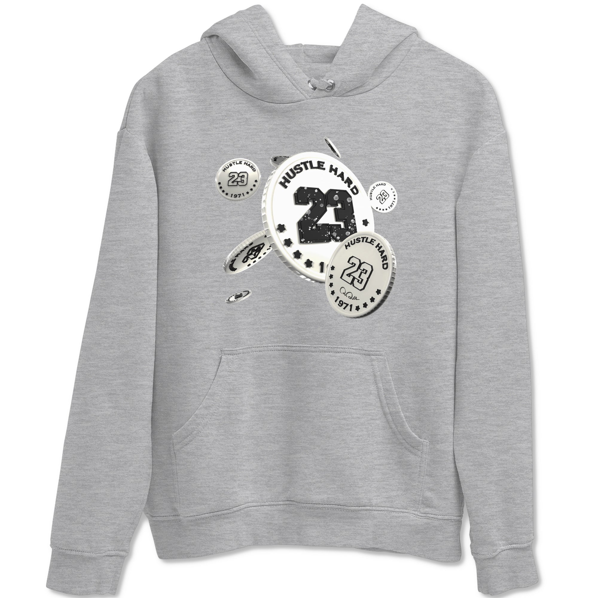 5s Sail shirt to match jordans Coin Drop sneaker tees Air Jordan 5 Sail Drip Gear Zone unisex cotton Heather Grey 2 crew neck shirt