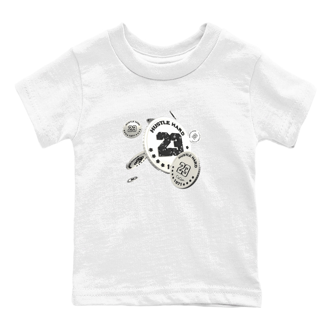 5s Sail shirt to match jordans Coin Drop sneaker tees Air Jordan 5 Sail Drip Gear Zone baby toddler White 2 cotton Shirt
