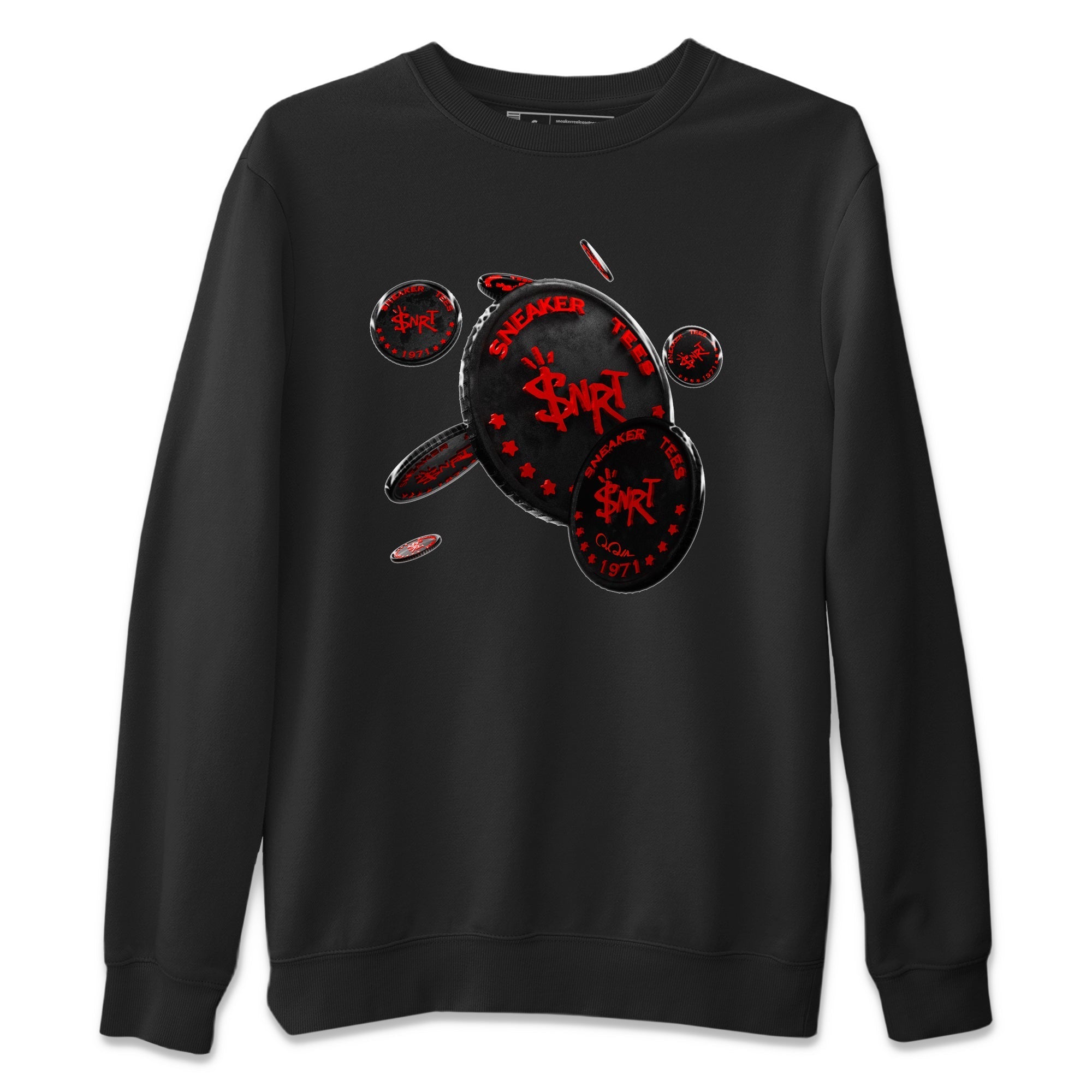 Air Jordan 6 Toro Bravo Sneaker Match Tees Coin Drop Streetwear Sneaker Shirt 3D Graphic Design Shirts AJ6 Toro Bravo Sneaker Release Tees Unisex Shirts Black 2