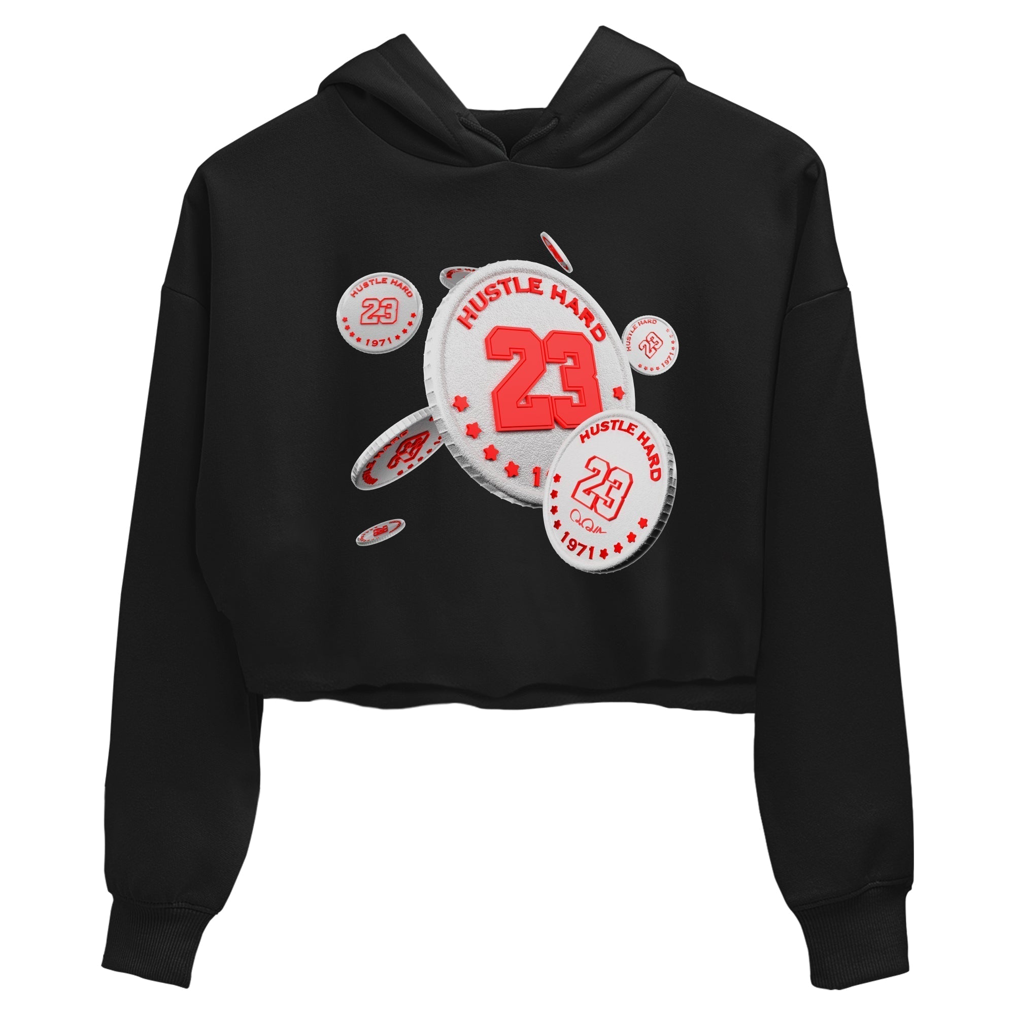 Air Jordan 7 Infrared Sneaker Match Tees Coin Drop Streetwear Sneaker Shirt AJ7 Infrared Sneaker Release Tees Women's Shirts Black 2