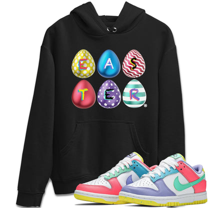 Dunk Easter Candy Sneaker Tees Drip Gear Zone Colorful Easter Sneaker Tees Holiday Easter T-Shirt Shirt Unisex Shirts Black 1