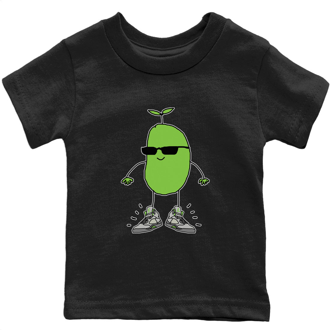 Jordan 5 Green Bean Sneaker Matching T-Shirt Cool Beans Sneaker Tees Jordan 5 Green Bean Sneaker Release Tees Kids Shirts