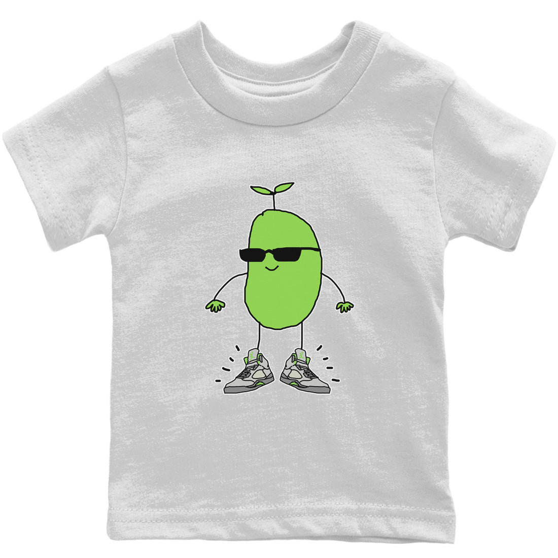 Jordan 5 Green Bean Sneaker Matching T-Shirt Cool Beans Sneaker Tees Jordan 5 Green Bean Sneaker Release Tees Kids Shirts