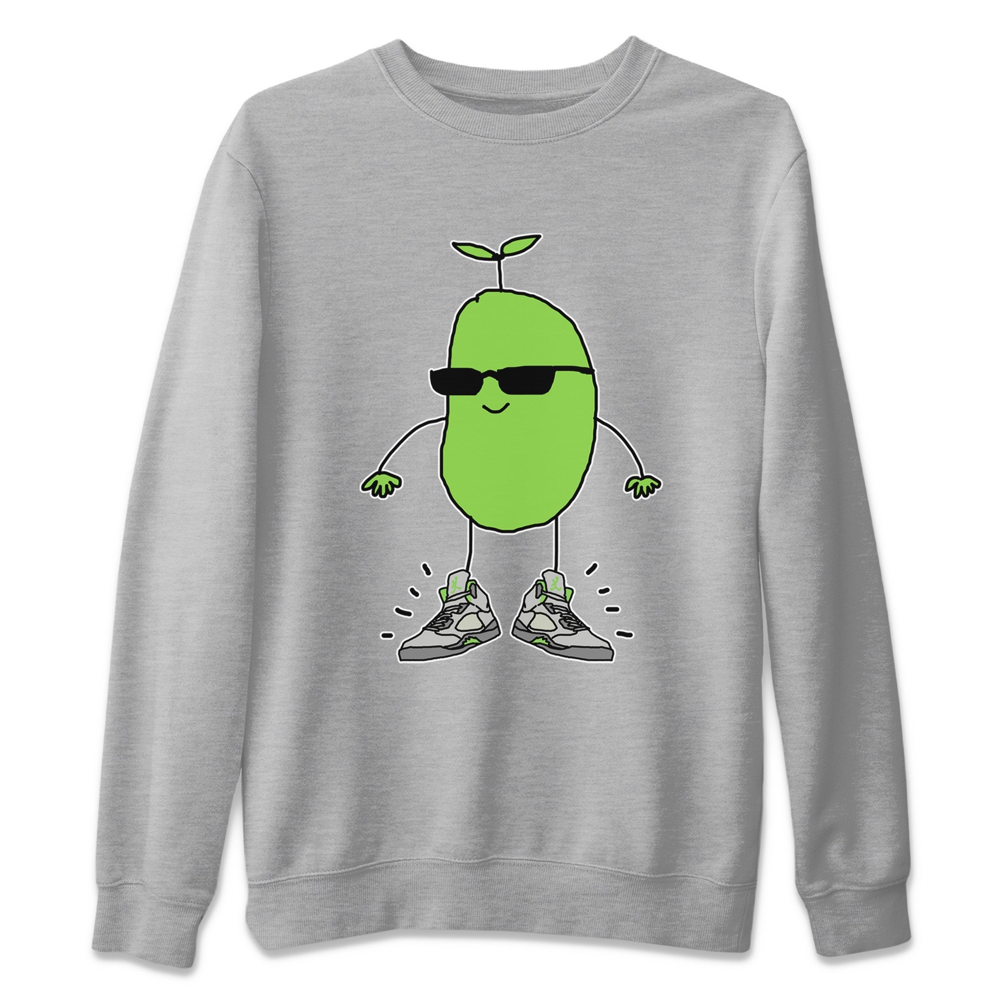 Jordan 5 Green Bean Sneaker Matching T-Shirt Cool Beans Sneaker Tees Jordan 5 Green Bean Sneaker Release Tees Crew Neck Tees