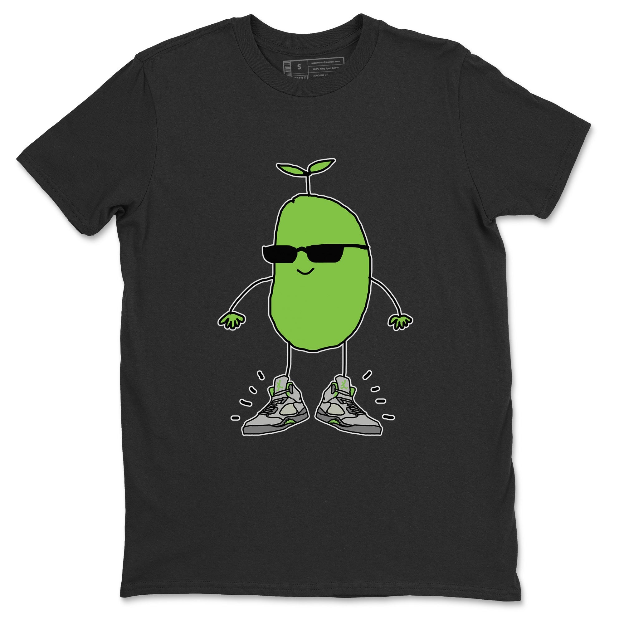Jordan 5 Green Bean Sneaker Matching T-Shirt Cool Beans Sneaker Tees Jordan 5 Green Bean Sneaker Release Tees Crew Neck Tees